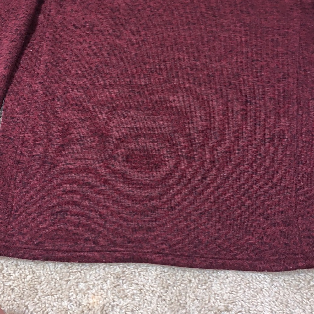 Men’s Urban Pipeline Maroon Fleece Half Zip Sweater Size Small - Picture 7 of 10